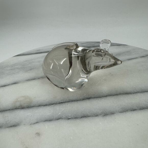 Vintage art glass Mouse - Picture 1 of 5